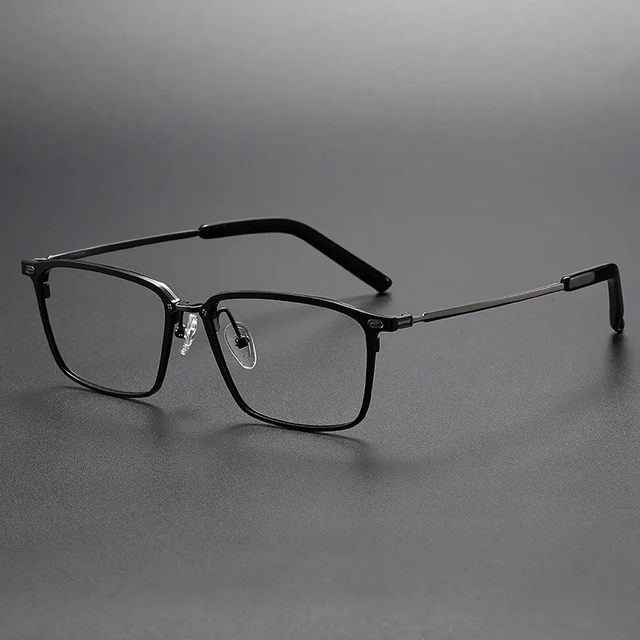 S-971T Unisex Retro Business New Titan Lightweight Rectangle Pure 100% Titanium Optical Eyewear Eyeglasses Spectacle Frame