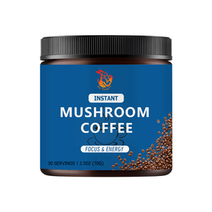 Fast Shipping Instant <b>Mushroom</b> <b>Coffee</b> Powder Support Mental Clarity with Chaga & Lions Mane Calming Support <b>Coffee</b> Powder - Product Image 1