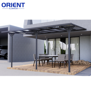 Auvent de haute résistance avec structure en aluminium moderne, idéal pour les zones de détente, les cours arrière, les terrasses, les bords de piscine, les pelouses et les allées. - Product Image 5