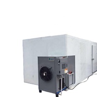 Industriële warmtepomp fruitdroger/dehydrator met koel- en droogfuncties, 304 roestvrij staal, 1000 kg capaciteit