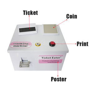 Machine de comptage de billets de loterie de rachat d'impression de reçu à jetons YM168 Machine de comptage de billets pour le centre de jeu d'arcade - Product Image 5