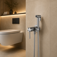Robinet de bidet monocommande moderne en acier inoxydable 316 pour eau chaude et froide, ensemble de robinetterie de toilette