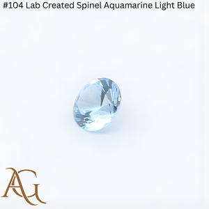 Espinela Cultivada en Laboratorio # 104 Esferas de Espinela Aguamarina Azul Claro Creadas en Laboratorio, Sintéticas, Certificadas por Flame Fusion, Simuladas - Product Image 5