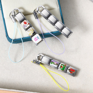 Correa de Teléfono Móvil Colorida, Diseño Modular de Acero Inoxidable, Colgante de Llavero DIY, Cubo Geométrico, Joyería Unisex - Product Image 2