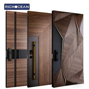 Porta d'Ingresso di Lusso Richocean in Alluminio, Stile Lamborghini, Antiproiettile e Antieffrazione per Residenze - Product Image 1