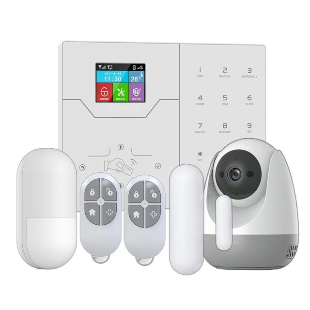 Professional 868 Hotel Apartment Intruder Alarm System Intrusion Detection Alarm Monitoring System