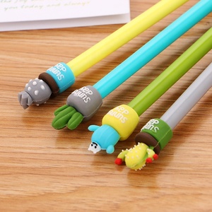 핫 잘 팔리는 customized green 선인장 <span class=keywords><strong>shape</strong></span> 볼 펜 의 플라스틱 cute gift 대 한 kids