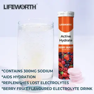 Private Label Electrolyte Effervescent Tablets Hydration Electrolyte Drinks Sport Supplement Oem