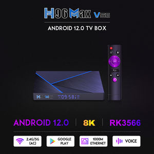 H96 MAX Rockchip RK3566 STB Lecteur multimédia en streaming 8K Boîtier décodeur Internet intelligent <span class=keywords><strong>OTT</strong></span> Meilleure boîte TV Android 12 Google Europe USA UK - Product Image 1