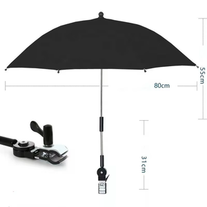 Usine de bonne qualité sécurité Table parapluie parasol Portable <span class=keywords><strong>landau</strong></span> parapluie bébé poussette parapluie pour enfants - Product Image 5