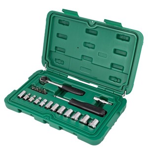 ชุดซ็อกเก็ต <span class=keywords><strong>SATA</strong></span> Little Fly สำหรับซ่อมรถยนต์ ชุดประแจบล็อกพร้อมด้ามขัน รุ่น 09521 09001 09002 - Product Image 1