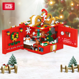 <span class=keywords><strong>LOZ</strong></span> 1937 serie navideña bloques de construcción de micropartículas juguetes MOC ladrillos para niños rompecabezas juguetes decoraciones de escritorio - Product Image 2