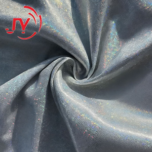 Personnalisé en usine, tissu extensible 4 directions, brillant, holographique, à pois, à séchage rapide pour sacs à main, sacs de mode, décoration spéciale - Product Image 1