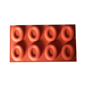 8 Cavity Oval Donut <b>Silicone</b> Mold For Mousse Cake <b>Baking</b> Reusable Food Safe Flexible Heat Resisting Mold - Product Image 5