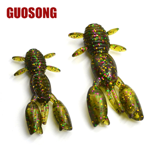 Señuelo de Pesca Chinu Koro Craw, 4 cm/1.8 g, 10 Piezas/Bolsa, Señuelo de Plástico Suave <span class=keywords><strong>Selco</strong></span>, Forma Realista de Cangrejo de Río, para Pesca de Lubina y Peces Depredadores - Product Image 4