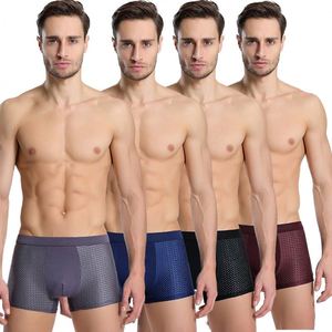 Men's Mid-Rise <b>Boxer</b> Briefs Luxury Simple XL Discharge Printing Breathable Knitted Fabric Quick Drying Daily Sports Underwear - Product Image 2
