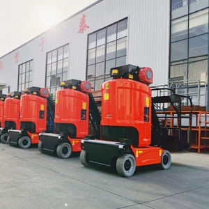 9,2M 200KG Zelfrijdende Elektrische RVS Mobiele Heftruck Nieuwe Kleine Hoogwerker Jib Verticale Telescopische Mastlift - Product Image 4