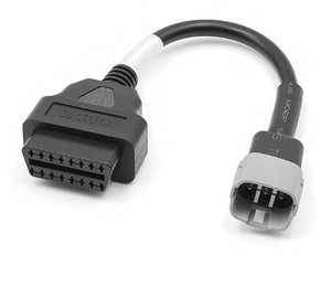 <span class=keywords><strong>Cable</strong></span> Adaptador de 16 Pines OBD2 Hembra a 6 Pines para Motocicleta <span class=keywords><strong>Suzuki</strong></span> - Lector de Códigos 12V 0.3M <span class=keywords><strong>Cable</strong></span> de Diagnóstico - Product Image 1