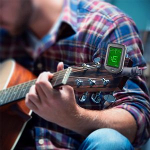Afinador de Guitarra Electrónico con Clip, Afinador Digital para Guitarra y Violín, Universal, Giratorio y Sensible - Product Image 6
