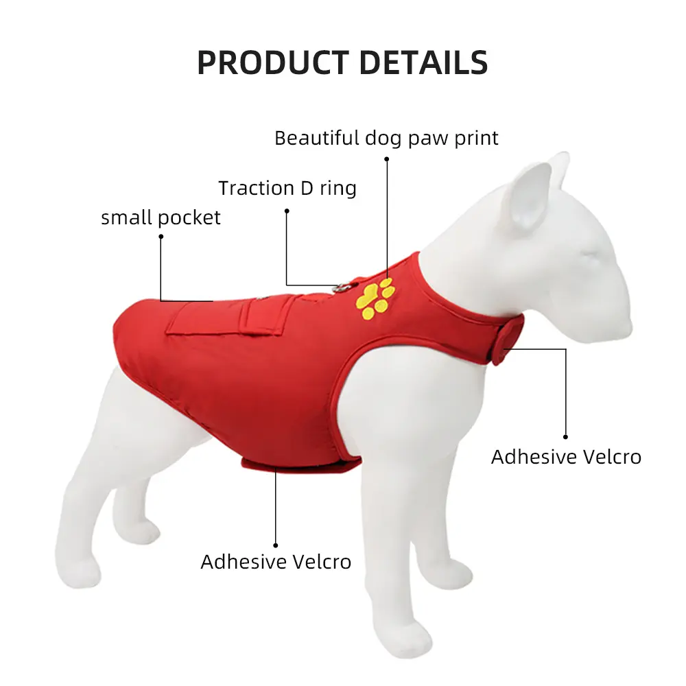 Nuovo Design caldo cane giacca inverno gatto cane cappotto cane giacca impermeabile Pet giacca vestiti