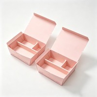 Boîte à lunch jetable imprimée à 3 compartiments, boîte bento en kraft à 3 compartiments, boîte d'emballage robuste pour hamburgers personnalisée