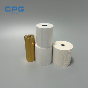Rouleau de papier thermique pour caisse enregistreuse, distributeur automatique de billets/point de vente, personnalisé par le fabricant, 57 mm, 80 mm, pour cartes de crédit - Product Image 1