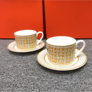 China Factory Price Golden Plated Coffee & Tea Set Cup and Saucer Set Factory <b>Supply</b> for <b>Party</b> - Product Image 4