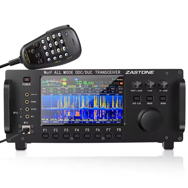 Zastone ZT7500 100W Wolf All Mode DDC DUC Transceiver SDR Short Wave LF HF VHF UHF CB 0.5-750MHz Shortwave Receiver Mobile Radio