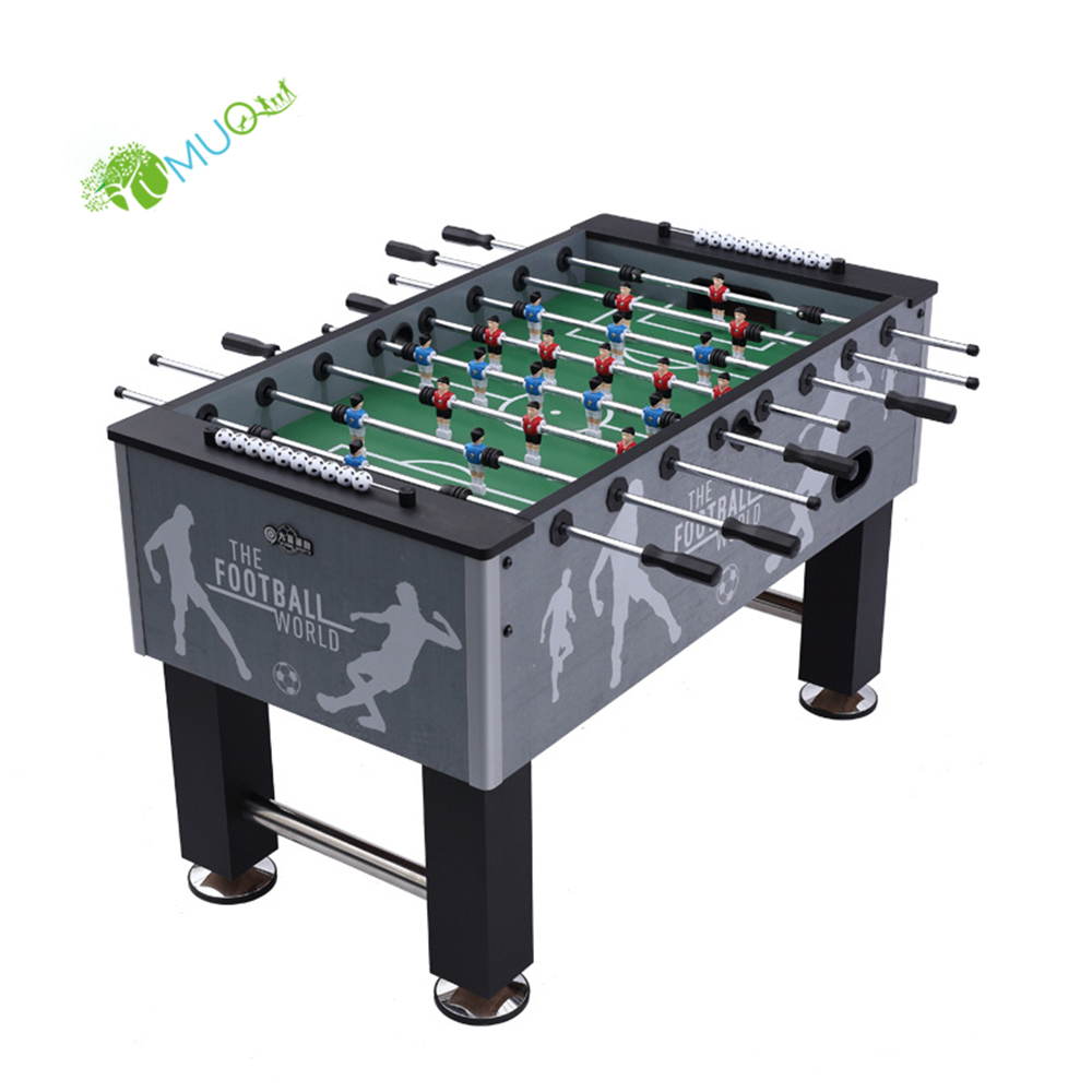 YumuQ 55 дюймов, размер для взрослых, легкая сборка, игровой стол из МДФ, деревянный футбольный настольный футбол для детей и взрослых