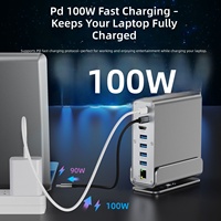 Station d'accueil pour ordinateur portable 16 en 1 4K 60Hz USB 3.0 RJ45 1000 Mbps PD100W USB C