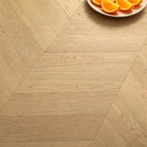 พื้นไม้เอ็นจิเนียร์คุณภาพสูงลายก้างปลา ทนทานต่อการสึกหรอ พื้นไม้ฮิคกอรี่ พื้นไม้เนื้อแข็งสำหรับใช้ภายในอาคาร - Product Image 1