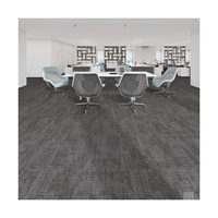 Dalles de moquette de bureau modernes et luxueuses 50x50cm, poils en nylon de haute qualité, design modulaire, antimicrobien, adapté aux animaux domestiques, usage commercial et domestique