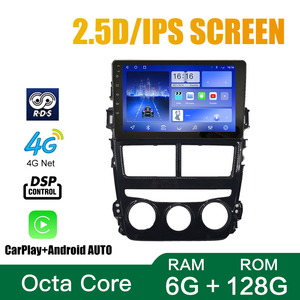 Cho TOYOTA VIOS 2018-2021 rhd (manual AC) đài phát thanh headunit thiết bị đôi 2 DIN Octa-core Quad Android Car Stereo GPS <span class=keywords><strong>navigation</strong></span> <span class=keywords><strong>ca</strong></span> - Product Image 5