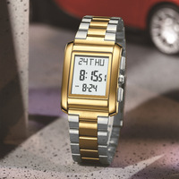 BESTWIN 233 Jam Tangan Pria Tahan Air Tali Analog Display Stop Watch Pria Terlaris Antik Sport Digital Pilihan Grosir