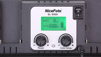 SL-500A NiceFoto Super doux 50W bicolore 3200-6500K LED lumière vidéo photo studio lumière
