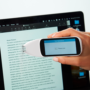 Stylo de traduction intelligent avec scanner d'apprentissage des langues blanc personnalisé, écran de 3,46 pouces, prise en charge de 112 langues, traduction vocale et de texte - Product Image 3
