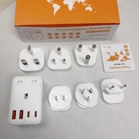 Prises murales électriques Eu Home, interrupteurs 230/220V, 2 ports USB, 2 ports de sortie Type C, courant nominal 16A, ensemble de prises 1 AC