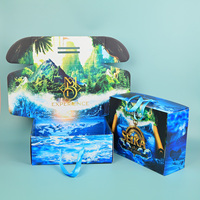 Cajas de Regalo Personalizadas con Temática de Carnaval, Cajas de Cartón Corrugado Coloridas, Plegables para Transporte de Regalos y Ropa
