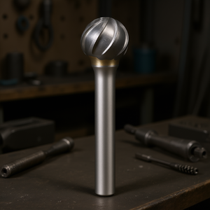 Fresa Rotativa Esférica Ttake Ab8300, Diámetro de 9,6 mm, Longitud de 54 mm, Corte Z6, para Perforación de Metal - Product Image 3