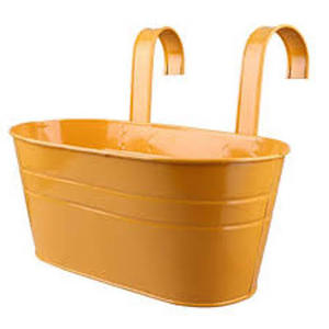 Macetero de pared metálico hecho a mano con diseño en relieve para decoración de interiores, hogar y bodas - Product Image 2
