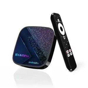 새로운 저렴한 HAKO PRO S905Y4 최고의 안드로이드 스마트 TV 박스 4K 5G 와이파이 셋톱 박스 4K HD 안드로이드 박스 TV