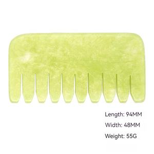 Mehrfarbiges Natursteinkamm-Set-Kopfhaut <span class=keywords><strong>massage</strong></span> kamm für Haarwuchs, Lymph drainage und ganzheitliche Haarpflege - Product Image 5