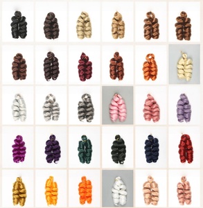 Extensions de <span class=keywords><strong>cheveux</strong></span> synthétiques bouclés ondulés de 12 pouces, couleur marron ombré, pour tresses françaises, boucles courtes et rebondissantes, teintes, 75g - Product Image 4