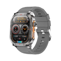 Reloj inteligente Karen M 3ATM GPS HK84, pantalla AMOLED de 1.952 pulgadas, batería de 400mAh, entrenamiento GPS, Mensaje de llamada, brújula, altitud