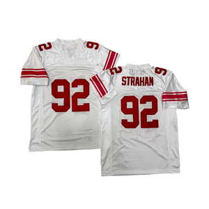 Maglia da Rugby Vintage da Uomo con Cuciture Stile Retrò 10 Eli Manning 11 Phil Simms 21 Tiki Barber <span class=keywords><strong>53</strong></span> Harry Carson 56 Lawrence Taylor Taglie S-3XL - Product Image 6