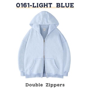 <span class=keywords><strong>Felpa</strong></span> con Cappuccio e Zip Personalizzabile per <span class=keywords><strong>Uomo</strong></span> e Donna, Stile Sportivo Casual - Product Image 4