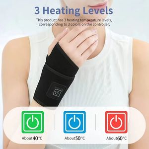 Dispositivo <span class=keywords><strong>de</strong></span> <span class=keywords><strong>masaje</strong></span> <span class=keywords><strong>de</strong></span> manos transfronterizo, pulsera térmica, masajeador eléctrico portátil con alimentación USB, control <span class=keywords><strong>de</strong></span> temporización, compresa caliente multimodo - Product Image 2