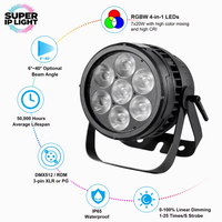 Projecteur LED extérieur IP65 7x20W RGBW 4-en-1 DMX RDM pour scène, événements et discothèques