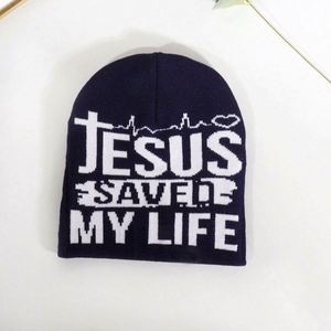 Gorros de Punto Unisex de Moda para Invierno, Gorros con Diseño de Jesús, Tejido Jacquard, Logotipo Personalizado, Transpirables, Impermeables, para Viajar, 100% - Product Image 5