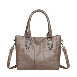 กระเป๋าโท้ทวัสดุ PU คุณภาพสูง ปิดด้วยซิป พกพาสะดวก ดีไซน์ป้องกันการโจรกรรม กระเป๋าถือแบรนด์ดีไซเนอร์พร้อมซับในโพลีเอสเตอร์ - Product Image 3